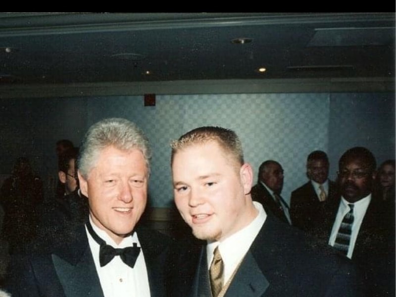 Jay Aldebert with President Bill Clinton