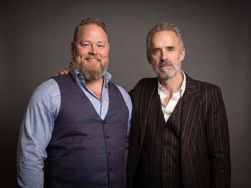 Jay Aldebert with Jordan Peterson