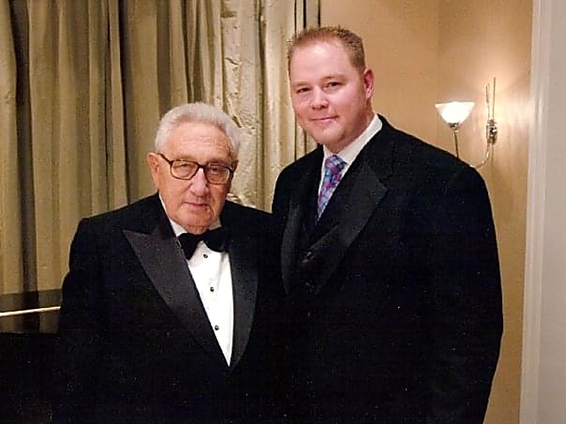 Jay Aldebert with Henry Kissinger